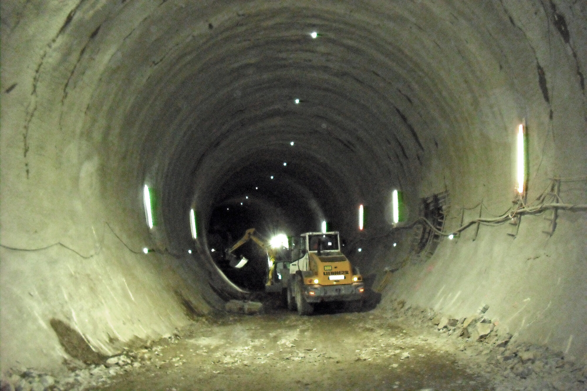 Baustelle im Horchheimer Eisenbahntunnel