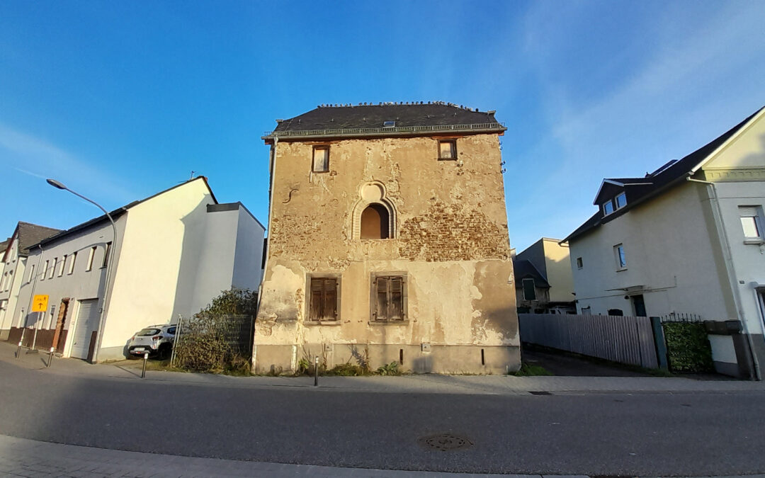 Der Hof des Koblenzer Stifts St. Florin