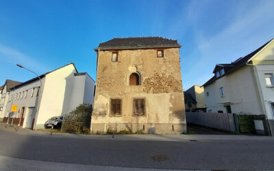 Der Hof des Koblenzer Stifts St. Florin