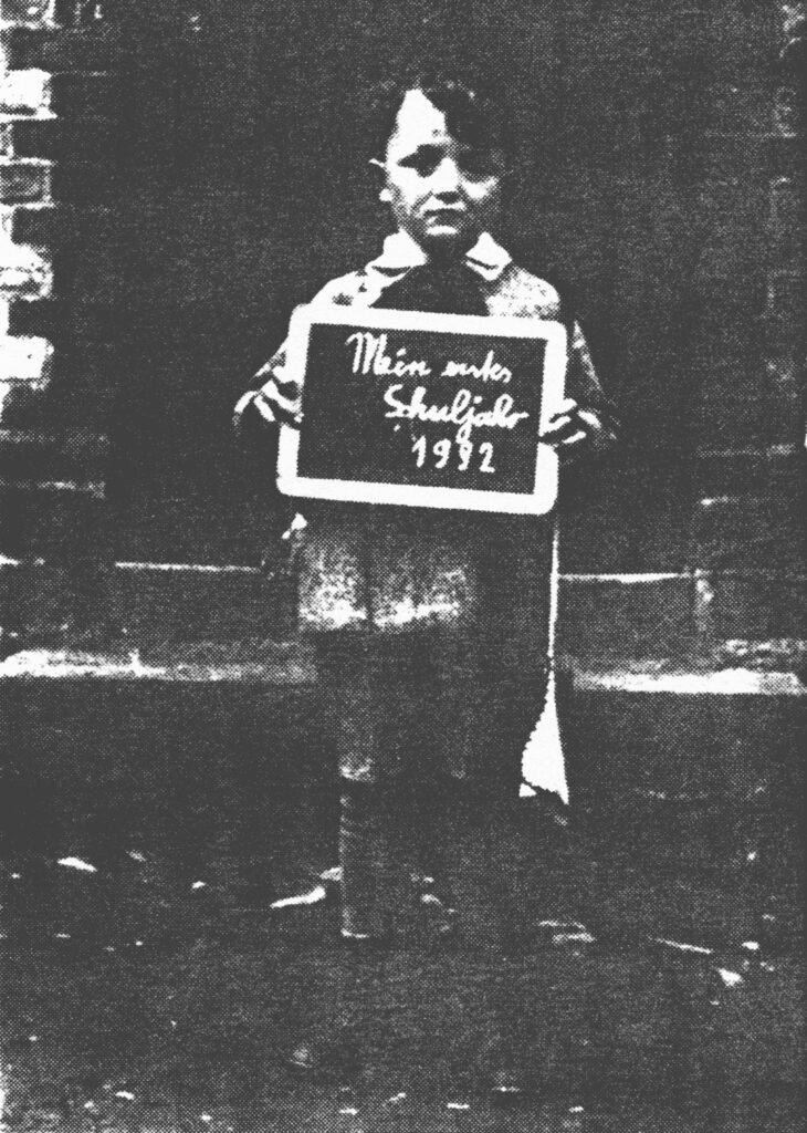 Mein erstes Schuljahr 1932