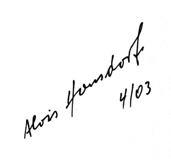 Alois Honsdorf 4/03